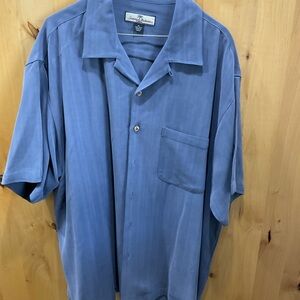 Tommy Bahama Blue Casual Button Down Shirt